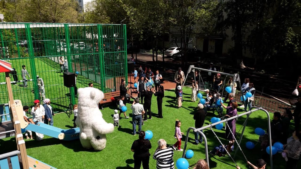 В Астане ко Дню города открыли более 30 новых дворов, скверов и спортплощадок