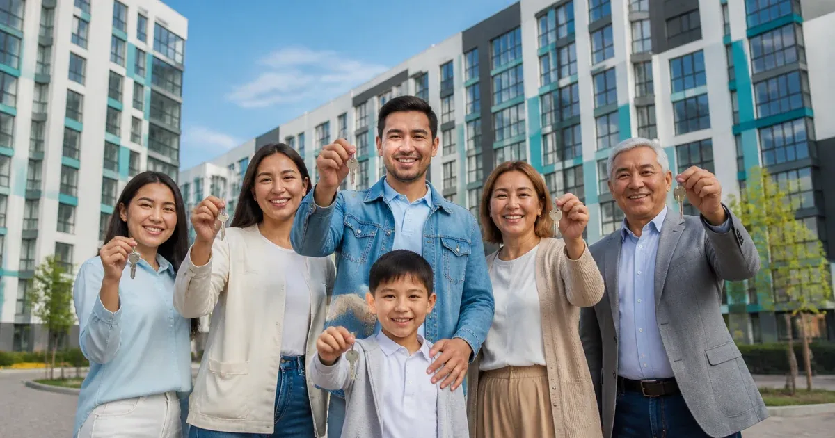 Affordable Housing: In Shymkent, 31 Family Received Keys to New Apartments