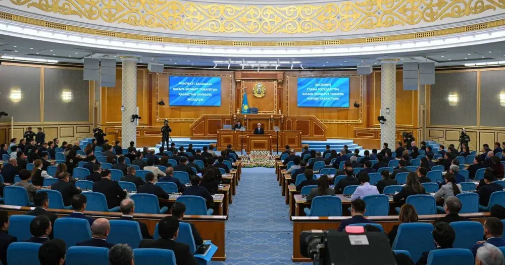 Kazakhstan's President Kassym-Jomart Tokayev Delivers Address on New Stage Objectives