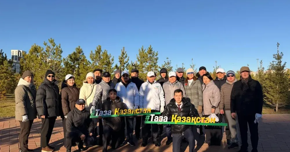 В Астане прошла масштабная экологическая акция ко Дню Республики