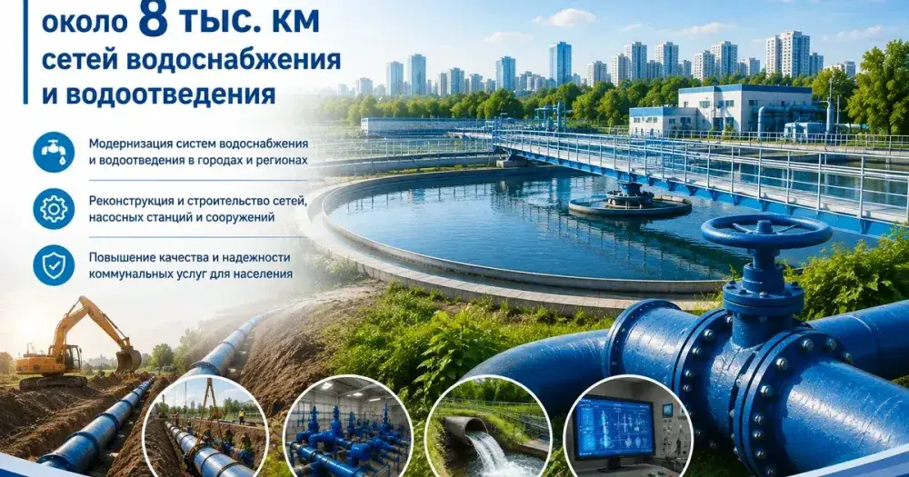 Kazakhstan to Modernize 8,000 km of Water Networks