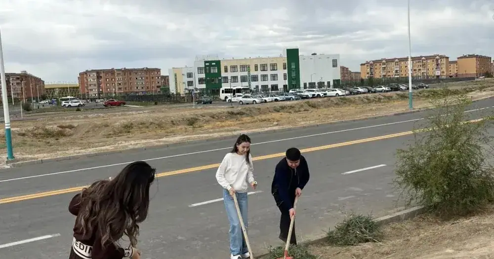 В Кызылорде прошла экологическая акция в честь Всемирного дня чистоты