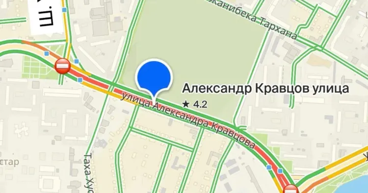 В Астане временно перекроют часть улицы А. Кравцова