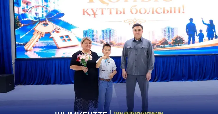 В Шымкенте ещё 40 семей обрели собственное жильё