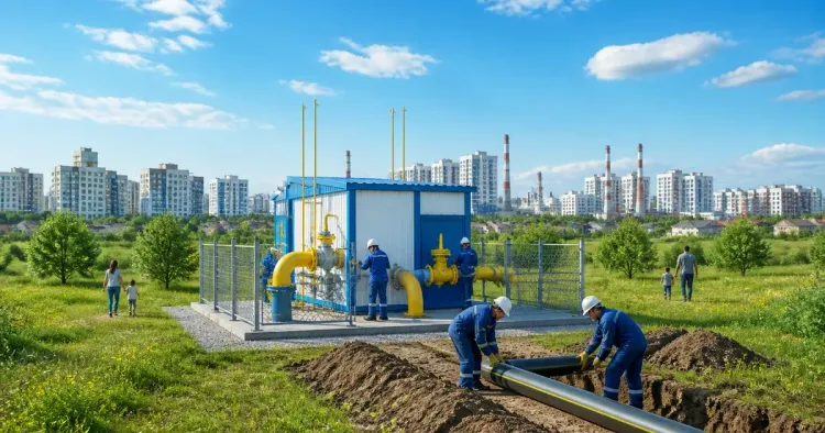 В Жетісу подключены к природному газу ещё девять населённых пунктов