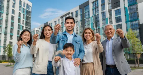 Affordable Housing: In Shymkent, 31 Family Received Keys to New Apartments