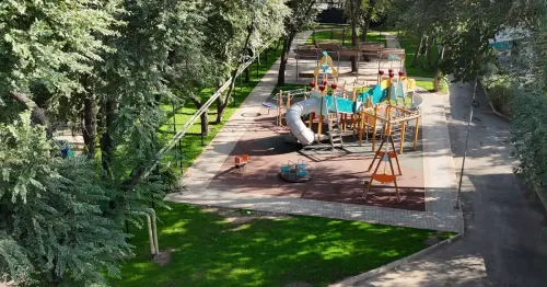 В Турксибском районе Алматы благоустроена новая досуговая зона