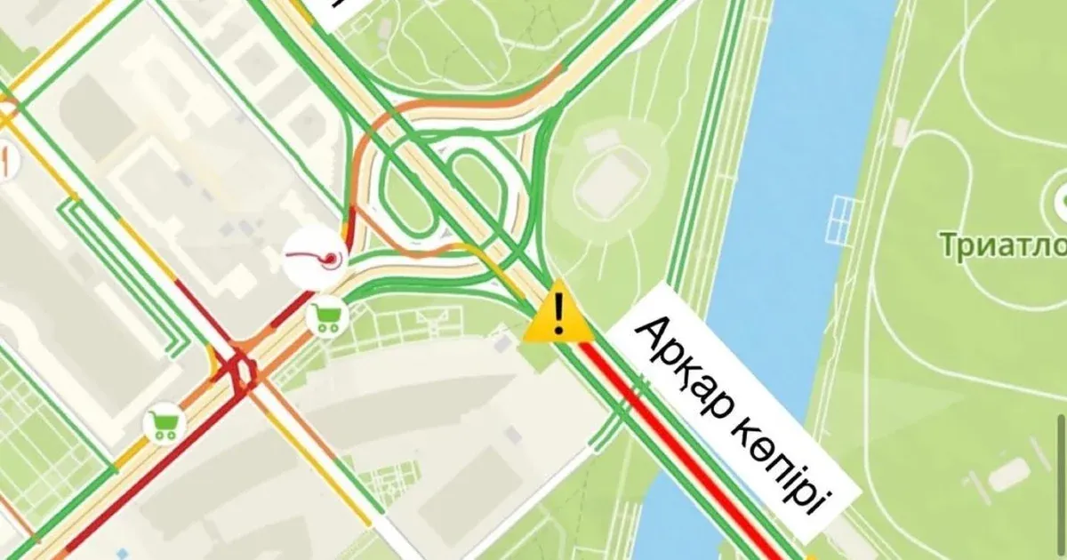В Астане частично закроется мост Арқар из-за ремонтных работ