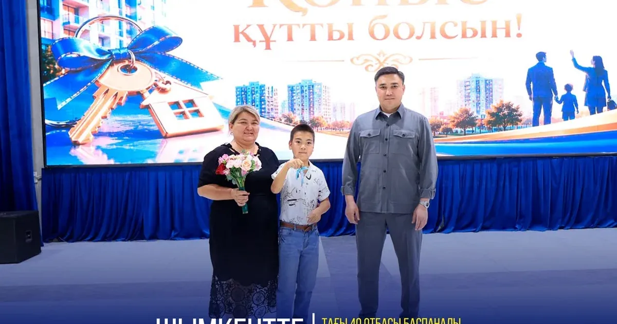 In Shymkent, another 40 families acquired their own housing